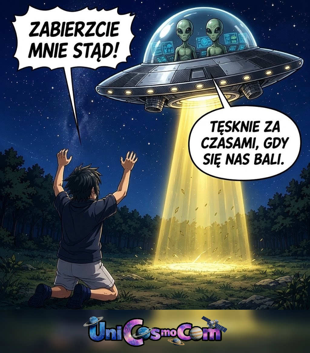 czasy się zmieniły – Mem internetowy w UniCosmoCom [#mem #humor #pic #komiks #ufo]