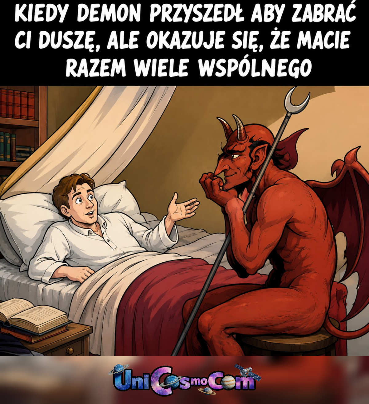 demony – Mem internetowy w UniCosmoCom [#mem #demon #ciekawostka #rozmowa]