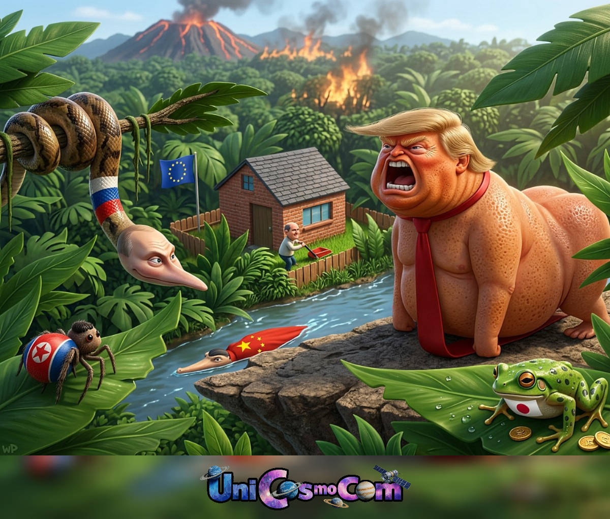 Europa w dżungli #wojna #europa #donald_trump #mem