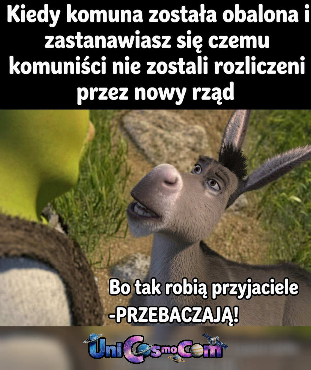 Polityka – Mem internetowy w UniCosmoCom [#mem #komiks #ciekawostka #komunizm #shrek]