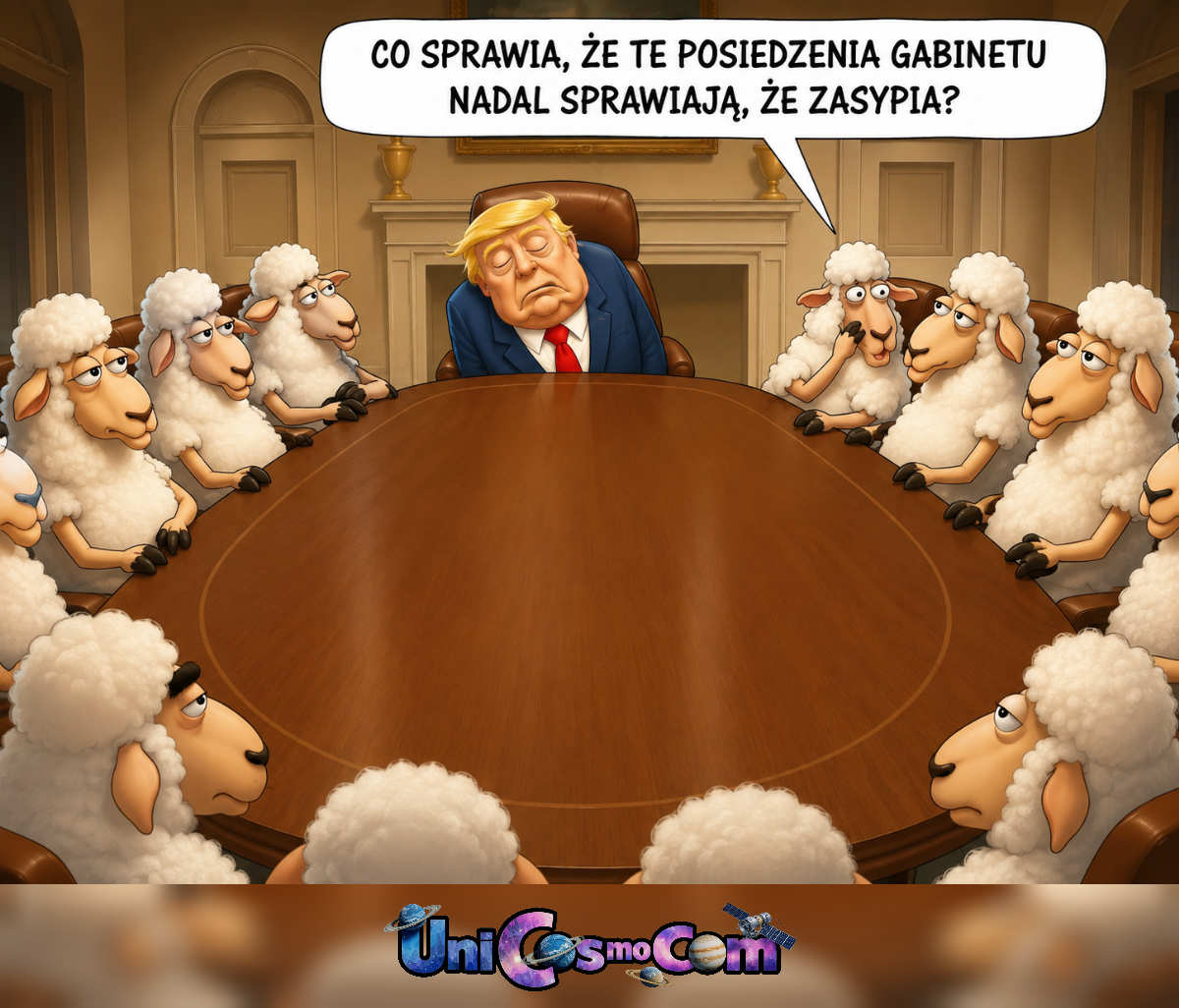 To już jasne – Mem internetowy w UniCosmoCom [#mem #donald_trump]